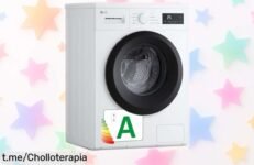 Lavadora LG F4A1009NWK de 9 kg, ¡ahora compacta y rápida! Programa en solo 30 minutos. Ofertón para tener tu ropa impecable sin ocupar espacio, ¡no dejes pasar esta oportunidad!