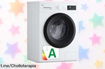 Lavadora LG F4A1009NWK de 9 kg, ¡ahora compacta y rápida! Programa en solo 30 minutos. Ofertón para tener tu ropa impecable sin ocupar espacio, ¡no dejes pasar esta oportunidad!