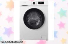 Lavadora Vok de carga frontal con motor Inverter a precio de escándalo, ¡no te quedes sin la tuya y disfruta de ropa impecable en cada lavado!
