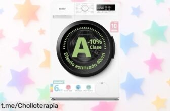 Lavadora ultradelgada COMFEE' de 6 kg, ¡super chollo! Solo 40 cm de fondo y motor silencioso: tu aliada perfecta para un hogar limpio en un suspiro. No te quedes sin la tuya.