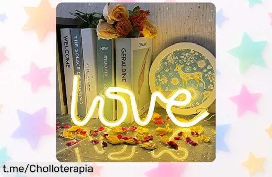 Letrero de neón LED Love para pared que ilumina tus momentos especiales a precio rebajado, ¡transforma tu espacio y llena de amor cada rincón ya mismo!
