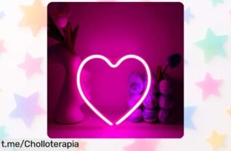 Letrero de neón en forma de corazón YUEYYNS: añade magia a tus fiestas con este chollo decorativo que no puede faltar en tu hogar, ¡date prisa antes de que volar!