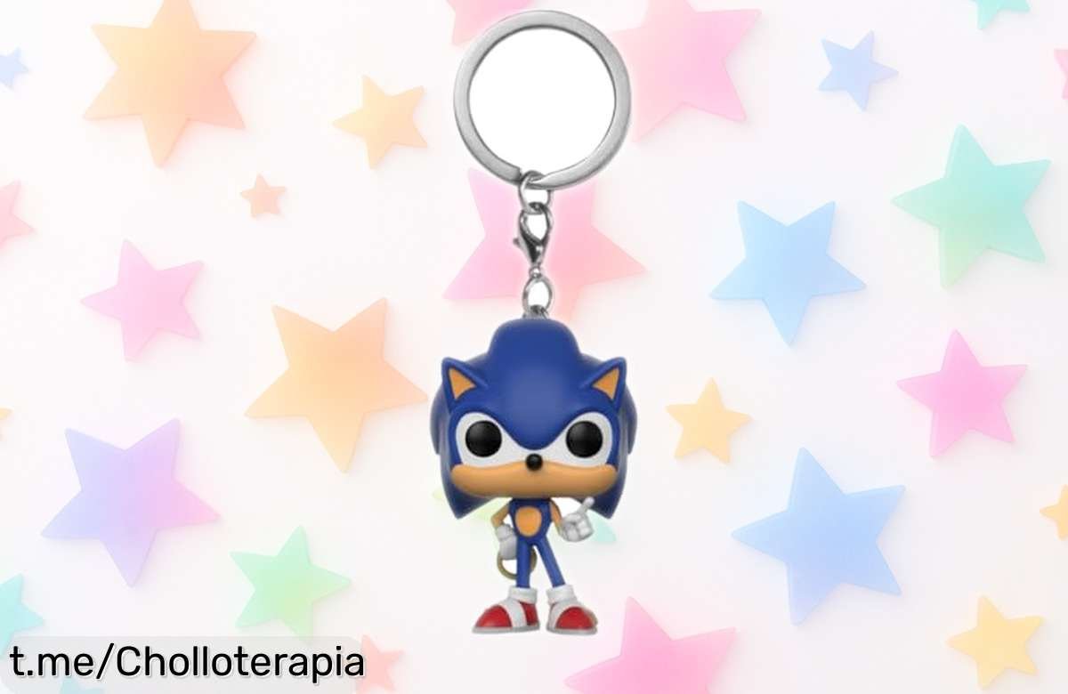 Llavero de Sonic con anillo Funko Pop! para llevar la aventura a donde vayas, ¡prepárate para un regalo genial a un precio loco que no se puede dejar pasar!