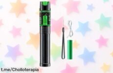 Localizador visual de fallos de fibra óptica recargable 15 MW, detecta roturas a larga distancia: aprovecha esta oferta única antes de que desaparezca.