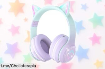 ¡Los auriculares inalámbricos Xunpuls con orejitas LED son el super chollo que tus peques necesitan para disfrutar su música! ¡No dejes escapar esta oferta genial!