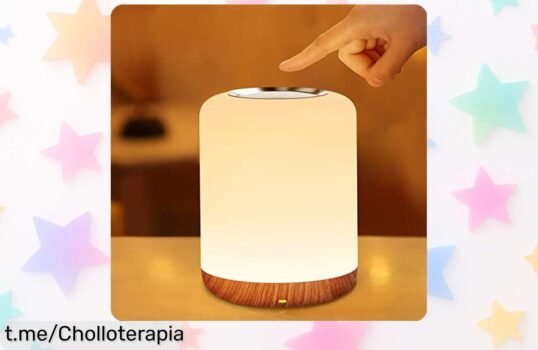 Luz nocturna infantil táctil SOLIDEE con 256 colores: ¡ofertón increíble para que tus peques duerman tranquilos y felices! No dejes pasar este chollazo, queda poco tiempo.