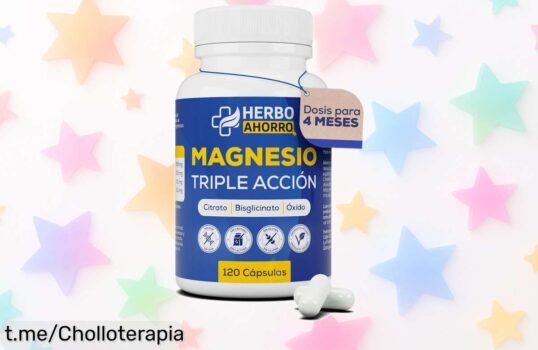 Magnesio Nutravita en cápsulas, ¡rebajado a precio de escándalo! Aporta energía y bienestar con cada dosis. No te lo pierdas, cuida tu salud ahora mismo.