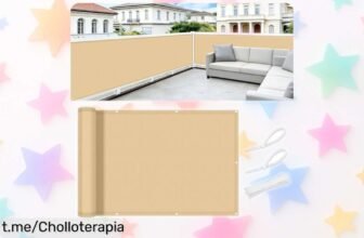 Malla de ocultación Cool Area 90x200 cm a un precio loco: privacidad y protección del sol para tu balcón, ¡aprovecha esta oferta limitada y disfruta al máximo tus espacios!