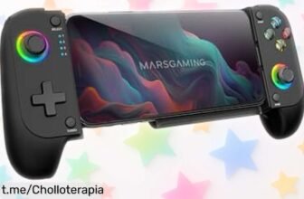 Mando inalámbrico Mars Gaming MGPX con RGB y doble vibración al precio rebajado que hará de tus partidas una diversión sin límites, ¡aprovéchalo ya antes de quedarte sin él!