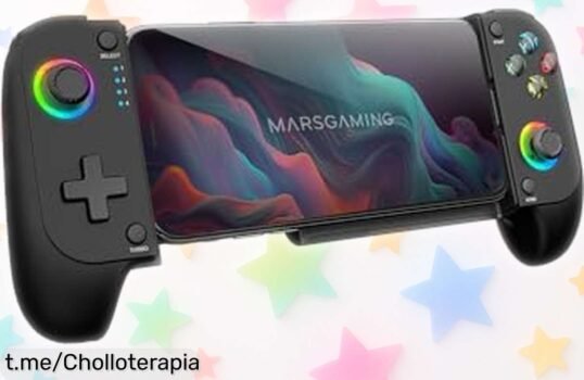 Mando inalámbrico Mars Gaming MGPX con RGB y doble vibración al precio rebajado que hará de tus partidas una diversión sin límites, ¡aprovéchalo ya antes de quedarte sin él!