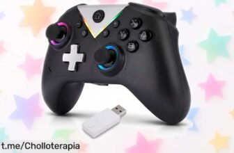 Mando inalámbrico NK para PC, Switch y móviles: un chollazo que eleva tu juego sin cables y con vibración. ¡No te lo pierdas, juega como nunca antes!