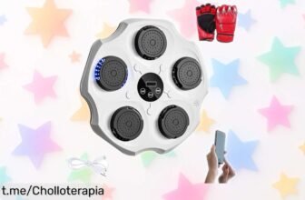 Máquina de boxeo musical para pared Magic Select: entrena al ritmo de tu música en casa, precio rebajado y guantes incluidos. ¡No te pierdas este chollazo que activa tus energías!