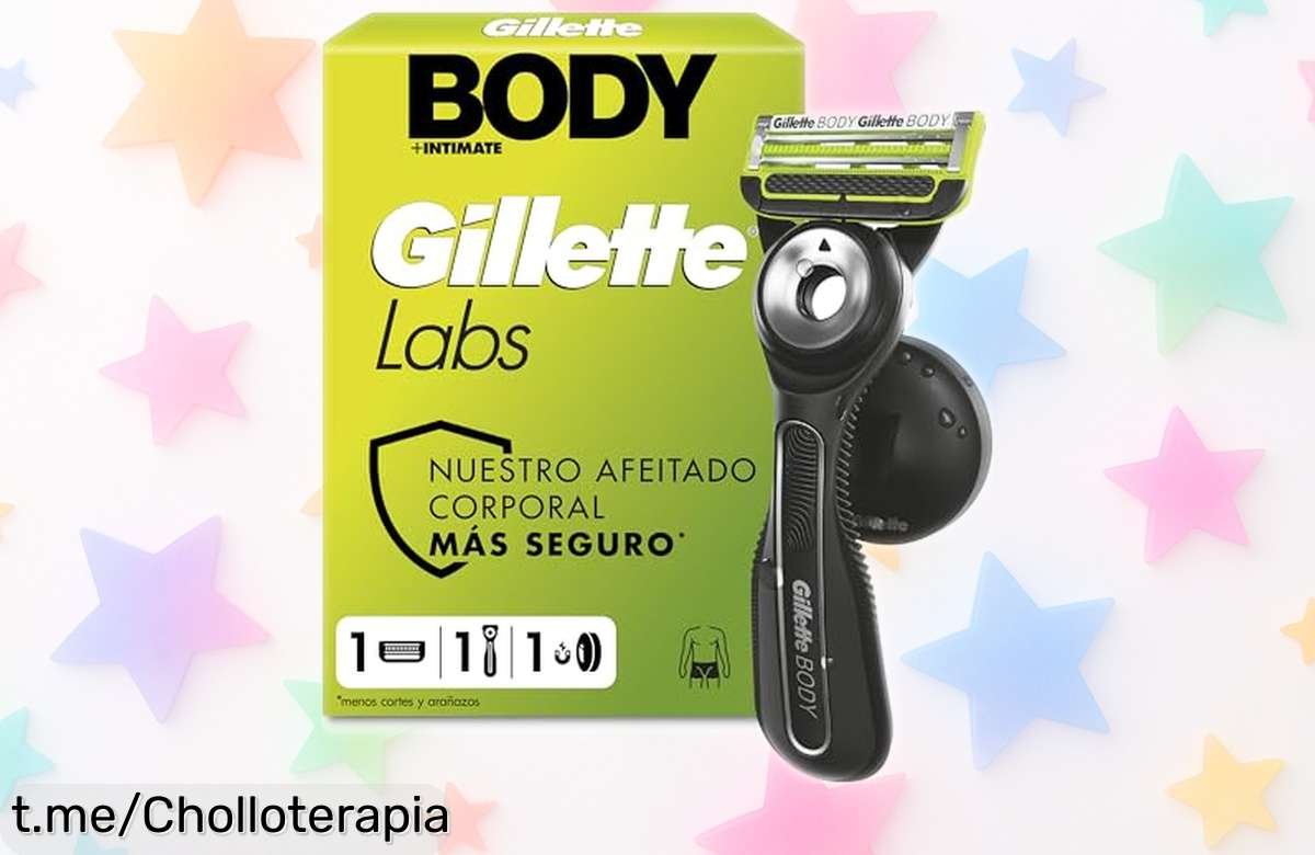 Maquinilla corporal GilletteLabs Body + Intimate: la solución perfecta para un afeitado preciso, sin irritación y a precio rebajado. ¡Aprovecha este super chollo ya!