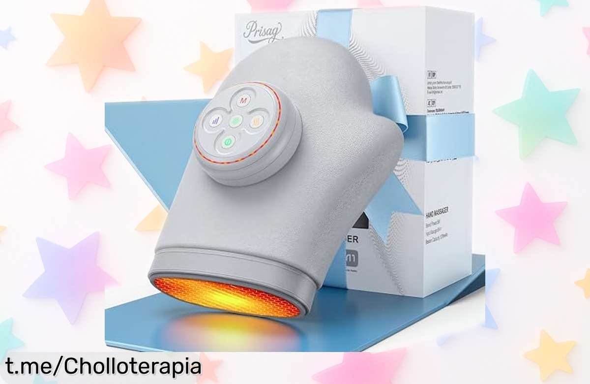 Masajeador de manos Prisag con calor y compresión, un chollazo que aliviará el dolor y cansancio; ¡no te pierdas esta oferta para mimar tus manos en casa antes de que se acabe!