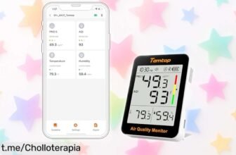 Medidor de calidad del aire Temtop S1+ con control APP y alertas en tu móvil, ¡aprovecha este super chollo y respira tranquilo en casa u oficina ya!