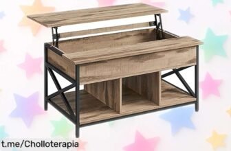Mesa de centro elevable VASAGLE: chollazo con compartimento oculto y diseño único, ¡aprovecha esta rebaja y dale un giro a tus momentos en el sofá!
