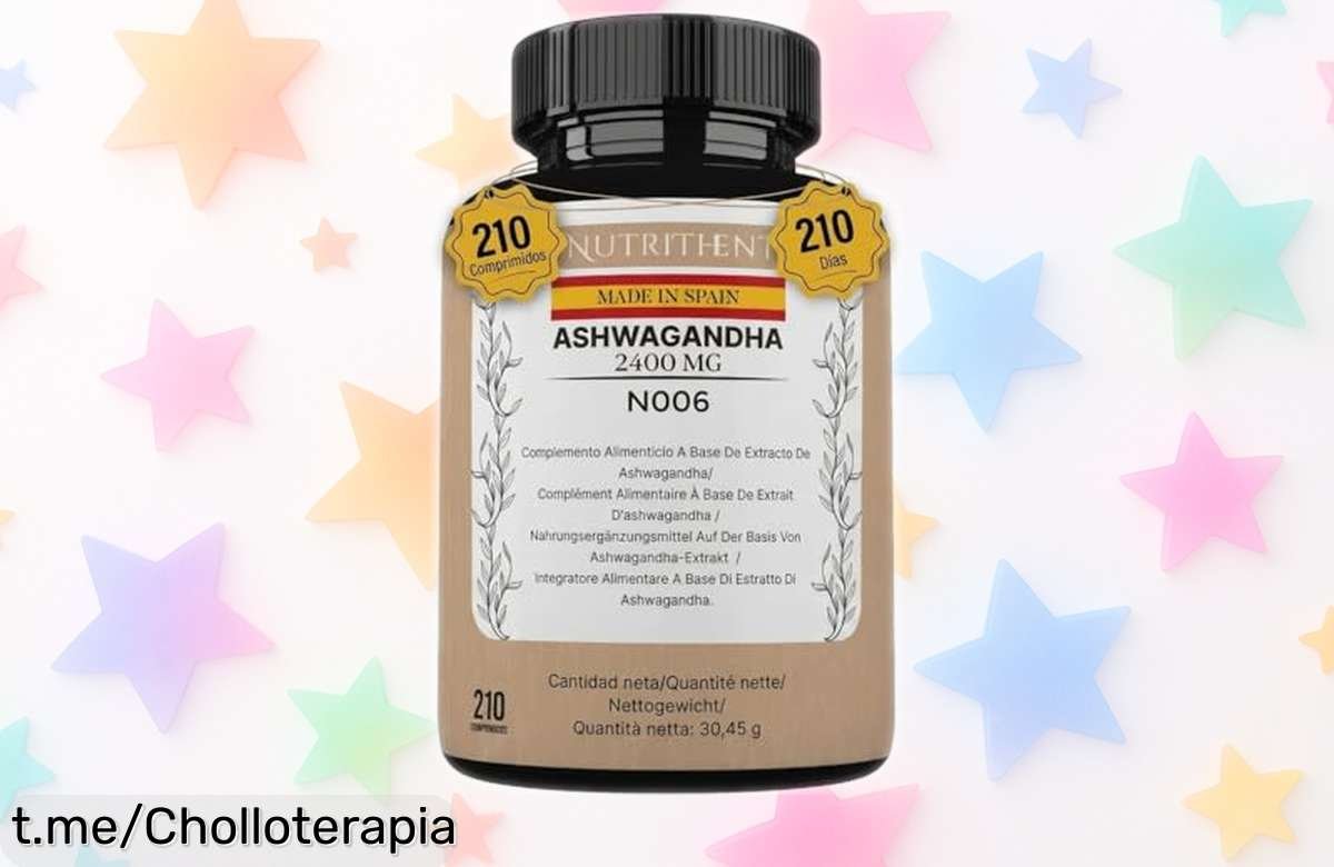 Microcomprimidos de ashwagandha veganos: 210 días de bienestar a un precio loco y el mejor rendimiento que sentirás en tu día a día, no te lo pierdas.