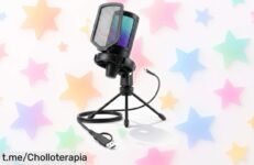 Micrófono USB FIFINE Gaming, super chollo con sonido claro y kit completo: ¡captura cada palabra mientras disfrutas a lo grande! No dejes pasar esta oportunidad única.