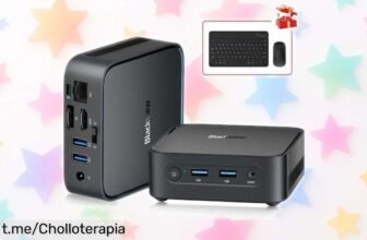 Mini PC Blackview MP50 con Ryzen 5: potencia impresionante en un tamaño diminuto, ideal para estudiar y trabajar. ¡No te quedes sin este super chollo que ocupa casi nada!