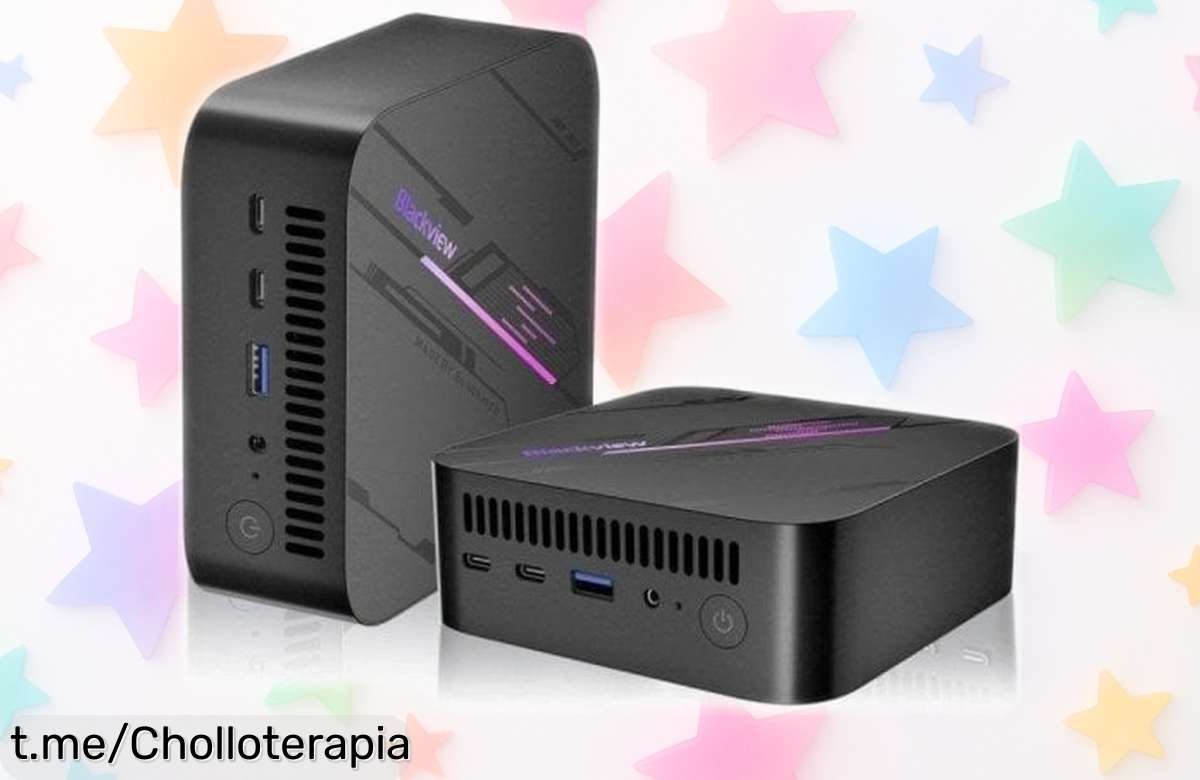 Mini PC compacto Blackview MP100 con Ryzen 5: ahora a un precio loco, ideal para estudiar y ver series en 4K. ¡Aprovecha este chollo antes de que se agote!