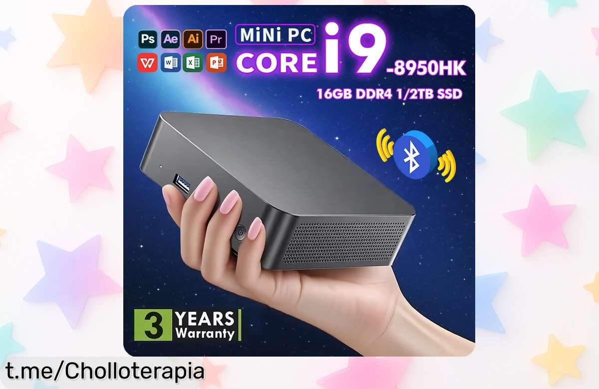 Mini PC portátil con Windows 11 Pro, súper potente y a un precio de locos: ¡sácale el máximo provecho en oficina y juegos! ¡Hazte con ella antes de que se acaben!