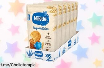 Mini galletitas Nestlé PequeGalletas para bebés de 10 meses, ¡super chollo en pack de 6! Impulsa su crecimiento y haz que comer solo sea divertido. Disponibles ya, no te quedes sin ellas.