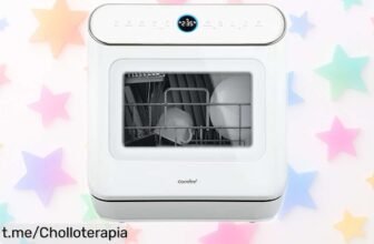 Mini lavavajillas COMFEE' CDWMT305WD para 3 cubiertos: aprovecha este chollo con 7 programas y jarra incluida, ¡tu cocina jamás habrá sido tan fácil de limpiar!