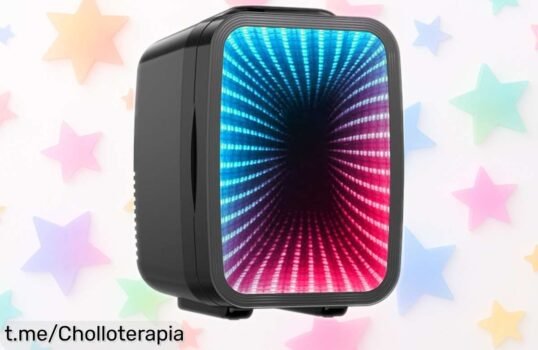 Mini nevera LIGIANT MF01C con luces LED que enfría y calienta, a precio rebajado: ¡dale un toque genial a tu espacio y disfruta de tus bebidas siempre frescas!