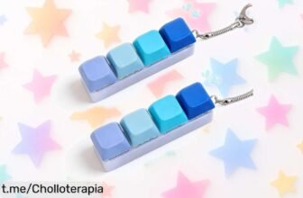 Mini teclado antiestrés de 4 teclas AYZDJ en pack de 2, lo llevas a todas partes y podrás liberar el estrés. ¡No te quedes sin el tuyo y siente la diferencia!