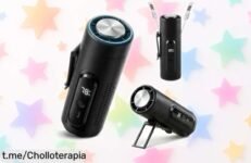 Mini ventilador portátil 3 en 1 LUCYLANKER: un chollazo que te refresca al instante y cabe en tu bolsillo, ¡no dejes escapar esta oferta única para vencer el calor!