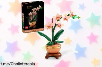 Miniorquídea artificial LEGO Botanical 10343: una belleza siempre fresca a precio de ganga, ¡decora tu salón y regala sonrisas!