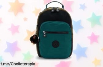 Mochila Kipling Seoul S para portátil: resistencia y estilo en un chollazo que no puedes dejar escapar, ¡organiza tu día a día con esta gran oferta!