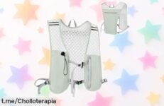 Mochila de hidratación Alaoo para running, ultraligera y segura: ¡descuento loco por tiempo limitado! No dejes pasar este chollazo que hará tus carreras más divertidas.