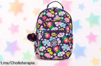 Mochila ligera Kipling Seoul S: el chollazo que necesitas para organizar tus viajes y días a tope, ¡no dejes pasar este super precio!