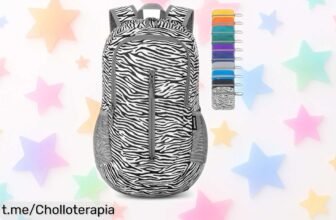 Mochila plegable ZOMAKE de senderismo ultraligera y resistente al agua, ¡ofertón! Perfecta para aventuras inesperadas. Aprovecha antes que se agote este chollo irrepetible.