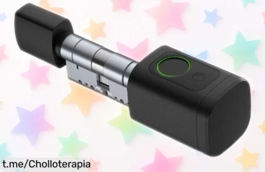 Moderniza tu entrada con la cerradura inteligente Avatto SDLV1S60: olvídate de cargar llaves y disfruta de un super chollo que hace la vida más fácil, ¡aprovéchalo ya!