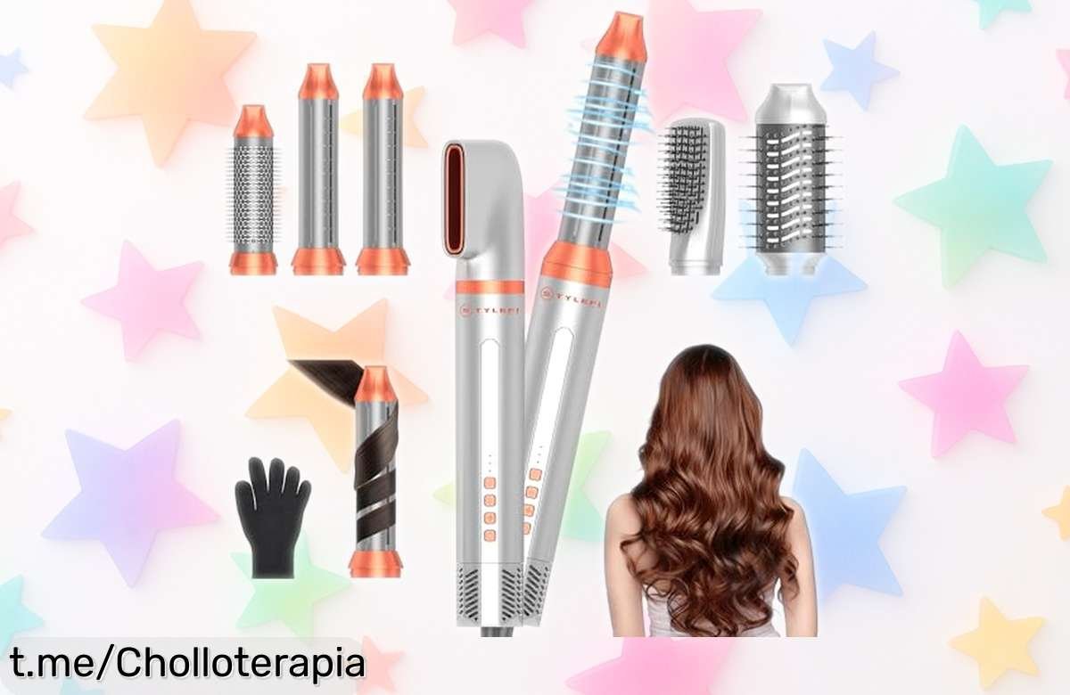 Moldeador de pelo 6 en 1 con secador y peine térmico: ¡ofertón increíble para peinados espectaculares, frizz bajo control y un precio tremendo que no podrás dejar passar!