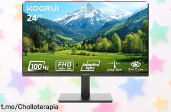 Monitor Full HD de 24 pulgadas KOORUI E2412F, precio de ganga y fluidez en tus series que no podrás dejar pasar, ¡aprovéchalo antes de que se agote!