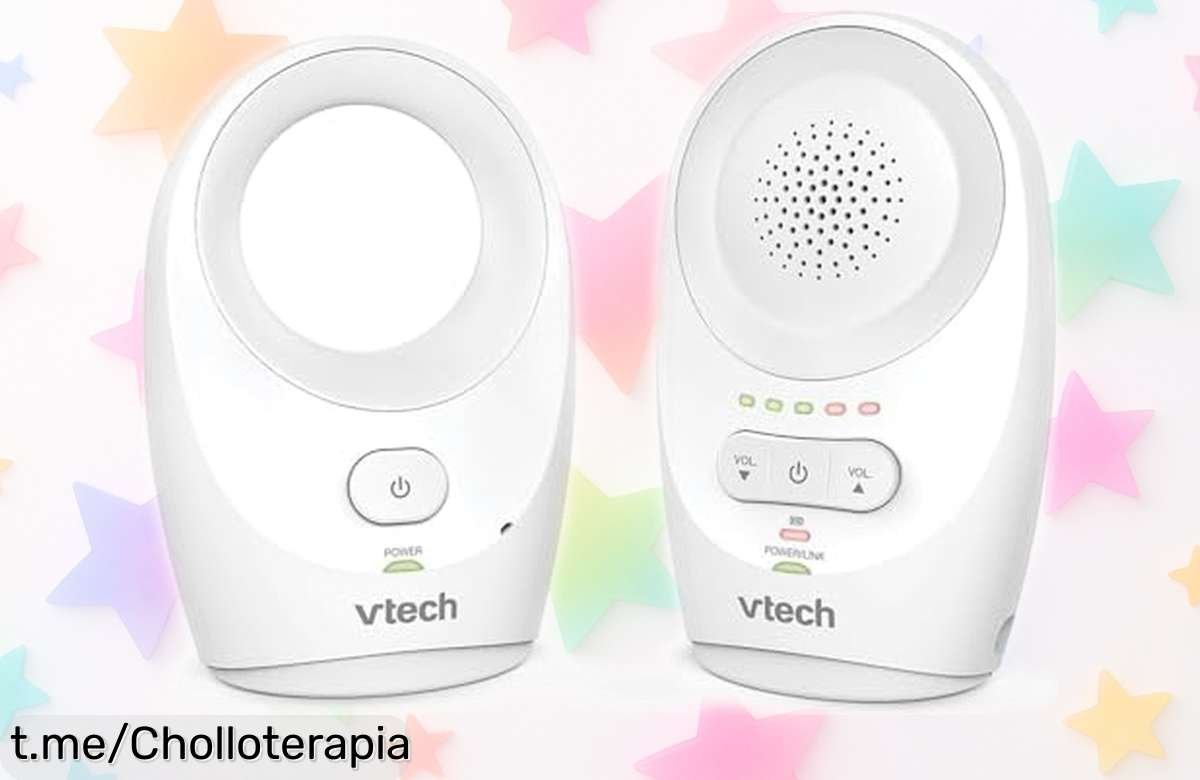 Monitor de audio para bebé VTech BM1120, el ofertón que te mantiene conectado y tranquilo: ¡vigila a tu pequeño desde 460 m con un precio de ganga!