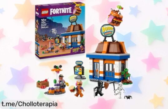Monta el mejor restaurante de hamburguesas con LEGO Fortnite y vive aventuras inolvidables, ¡una oferta que no se repite a este precio de ganga!