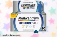 Multicentrum Hombre 50+: Multivitamínico que potencia tu energía y memoria, ahora a un precio de ganga. ¡No te quedes sin el vital apoyo que necesitas!