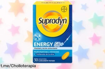 Multivitamínico Supradyn Energy 50+: ¡Potencia tu energía y vitalidad a un precio de ganga! No te lo pierdas, es momento de cuidar de ti mismo.