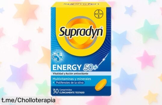 Multivitamínico Supradyn Energy 50+: ¡Potencia tu energía y vitalidad a un precio de ganga! No te lo pierdas, es momento de cuidar de ti mismo.