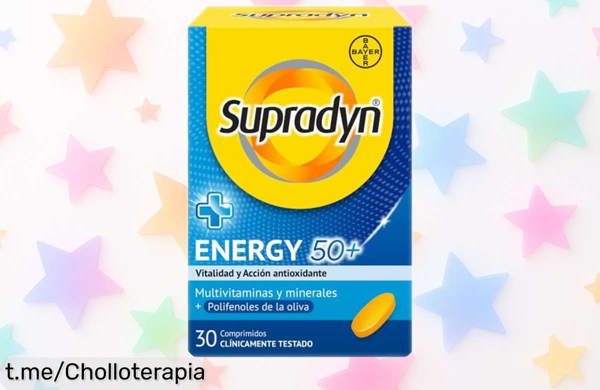 Multivitamínico Supradyn Energy 50+: ¡Potencia tu energía y vitalidad a un precio de ganga! No te lo pierdas, es momento de cuidar de ti mismo.