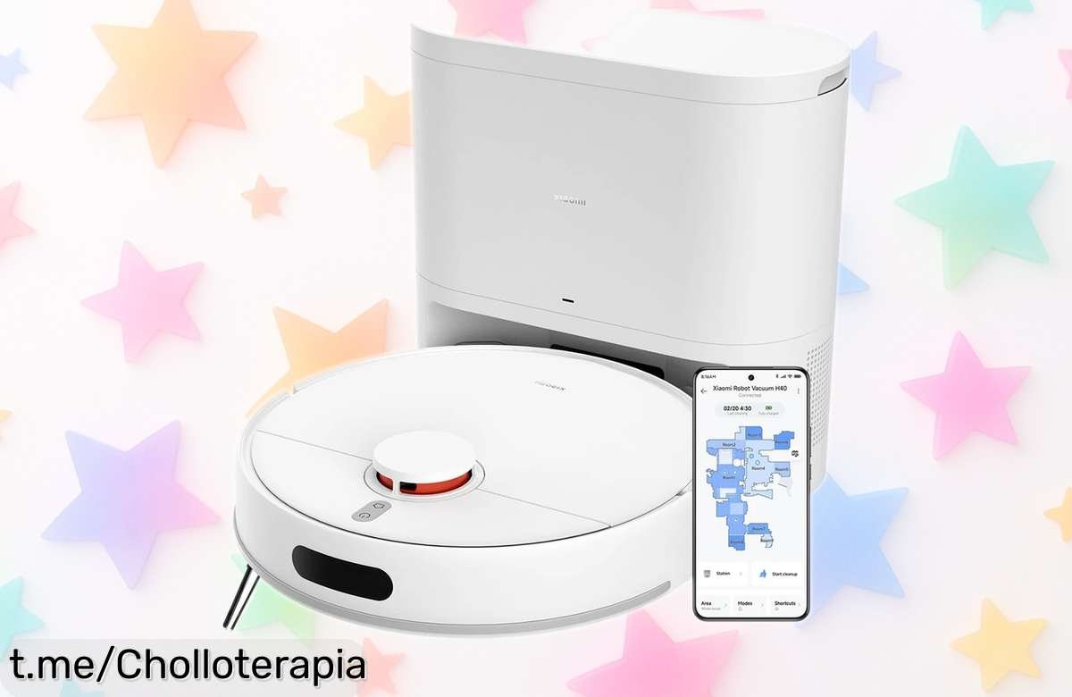 Olvídate del polvo con el robot aspirador Xiaomi H40 que se vacía solo, controlalo desde tu voz y ahorra a precio de risa aplicando el cupón ¡No te lo pierdas!
