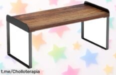Organizador de madera CHAIMIC para escritorio, tu aliado perfecto para tener todo en orden y aprovechar este chollo que hace más fácil tu día a día. ¡No te quedes sin el tuyo!