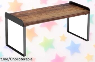 Organizador de madera CHAIMIC para escritorio, tu aliado perfecto para tener todo en orden y aprovechar este chollo que hace más fácil tu día a día. ¡No te quedes sin el tuyo!