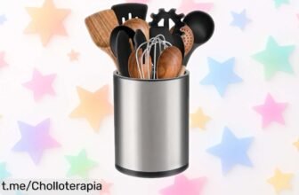 Organizador de utensilios de cocina Eolax, giratorio 360 con acero inoxidable y tres compartimentos: ¡aprovecha este precio de ganga antes de que se agote!