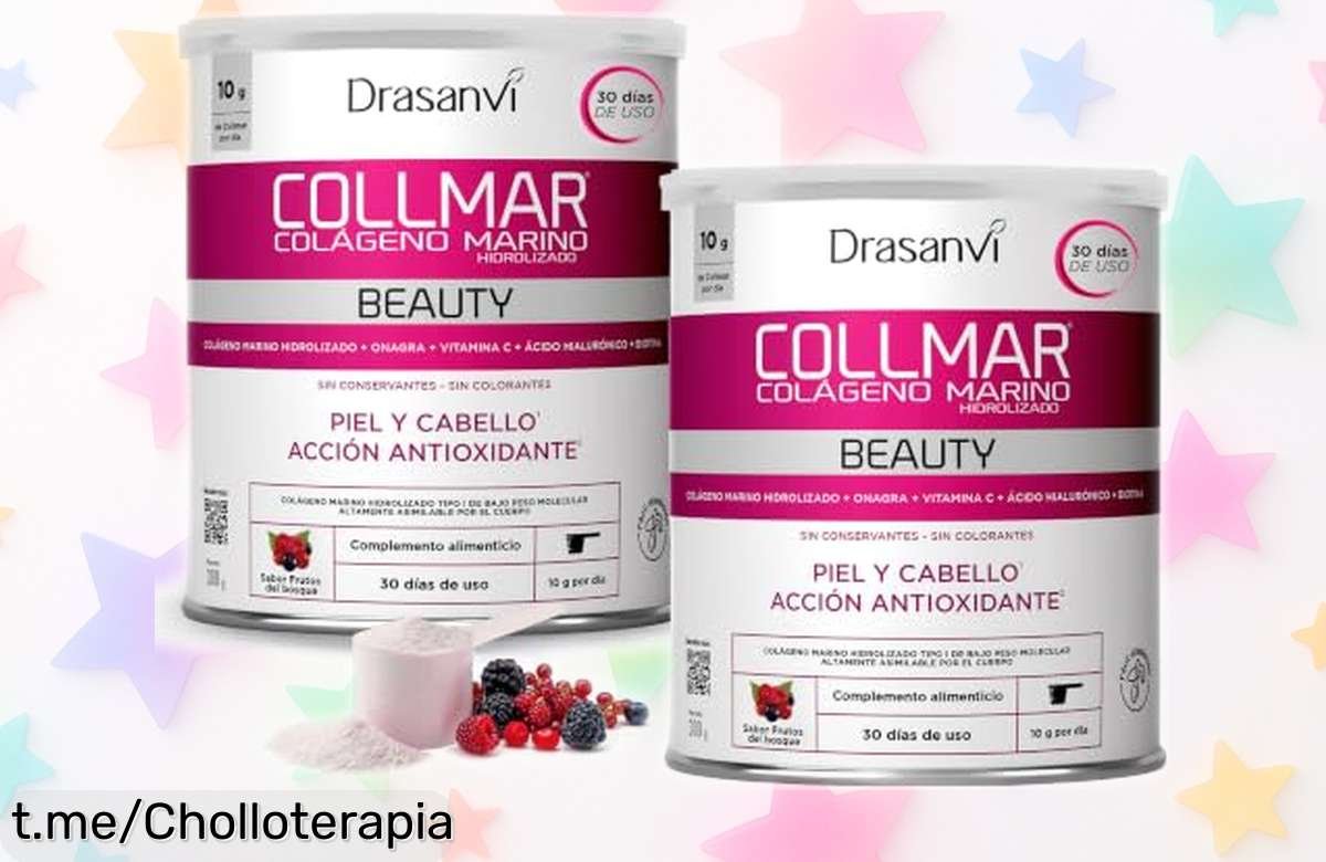 Pack de 2 botes de colágeno marino Drasanvi Beauty a precio loco, mejora tu piel desde dentro y no te quedes sin el tuyo ¡Aprovecha este chollazo ya mismo!