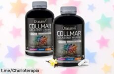 Pack de 2 colágeno marino hidrolizado Drasanvi con magnesio y ácido hialurónico: mejor precio, cuida tus articulaciones y ¡luce una piel radiante! No te quedes sin el tuyo.
